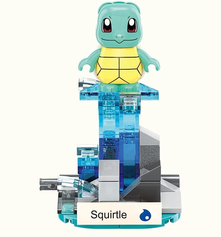 NEW Official Pokémon Squirtle Building Blocks Set 61Pcs Creative DIY Fun Toy