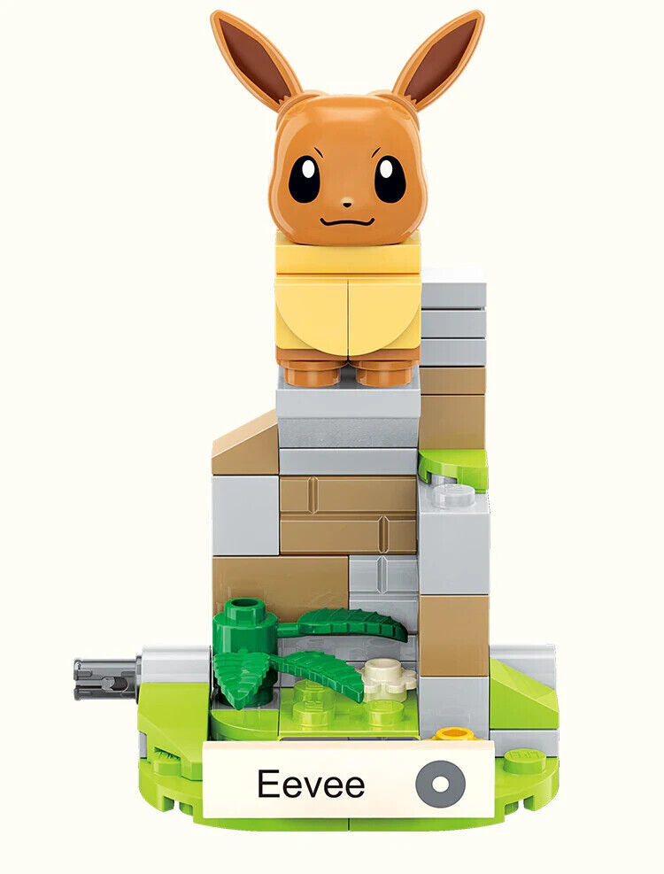 NEW Official Pokémon Eevee Building Blocks Set 63Pcs Creative DIY Fun Toy
