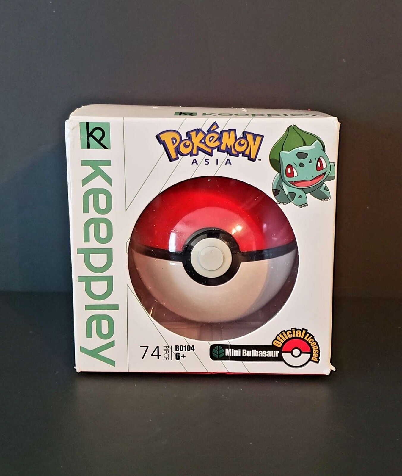 NEW Official Pokémon Bulbasaur Building Blocks Set 74 Pcs Creative Fun Toy
