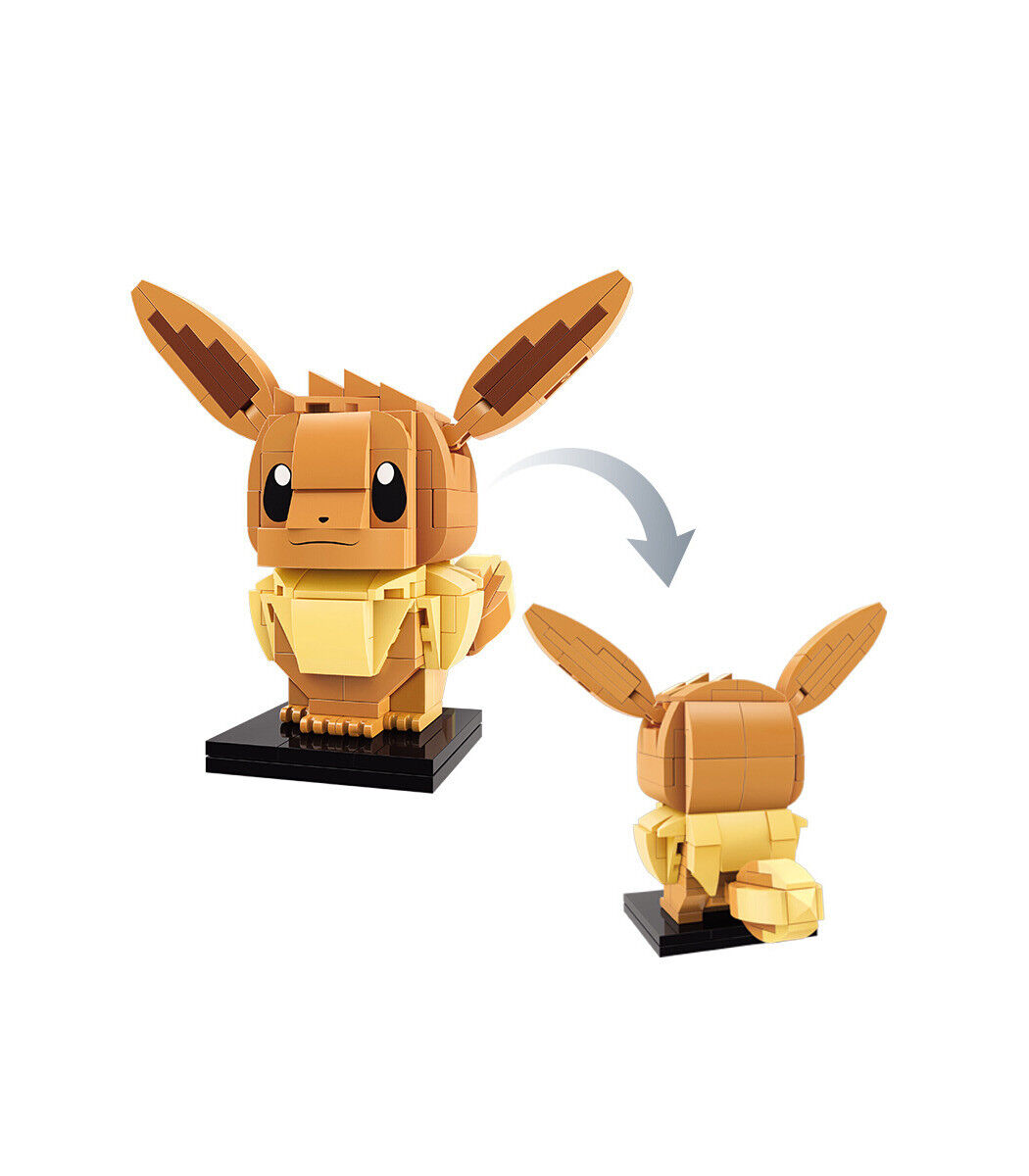 NEW Official Pokémon Kanto Starters Building Block Sets Creative Toy DIY Fun