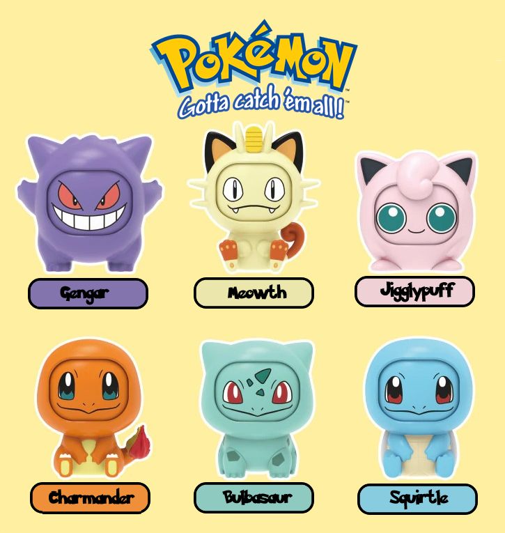 NEW Official Pokémon Lapras Sylveon Psyduck & More Action Figure Face Changers