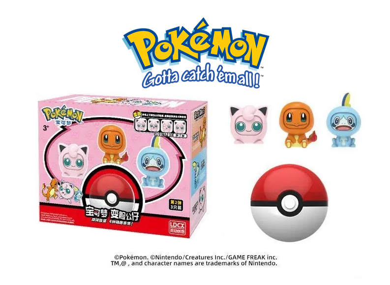 NEW Official Pokémon Lapras Sylveon Psyduck & More Action Figure Face Changers