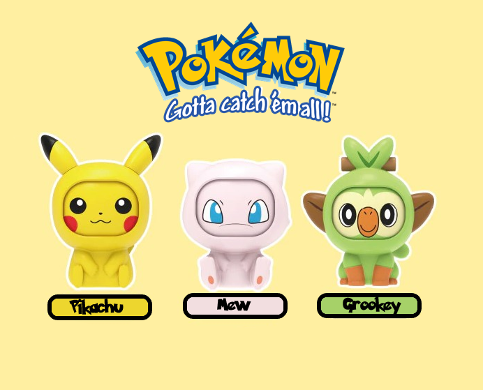 NEW Official Pokémon Lapras Sylveon Psyduck & More Action Figure Face Changers