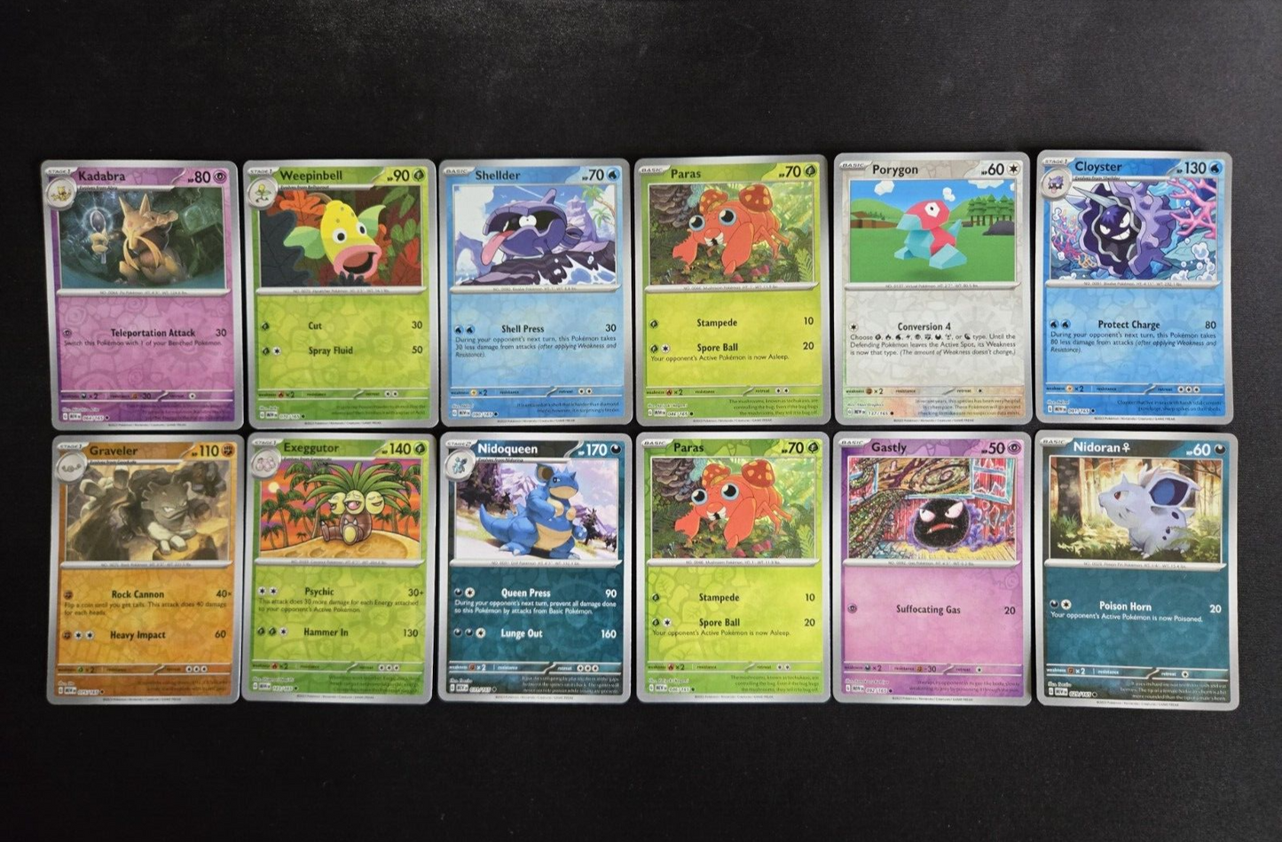 Pokemon TCG Scarlet & Violet 151 Reverse Holo - 12 Cards Near Mint Never Played