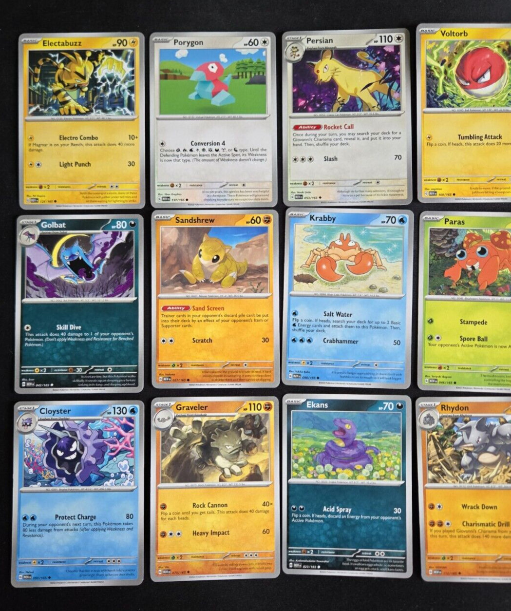 Pokemon TCG Scarlet & Violet 151 Mixed Lot #5 - 20 Cards Near Mint Never Played