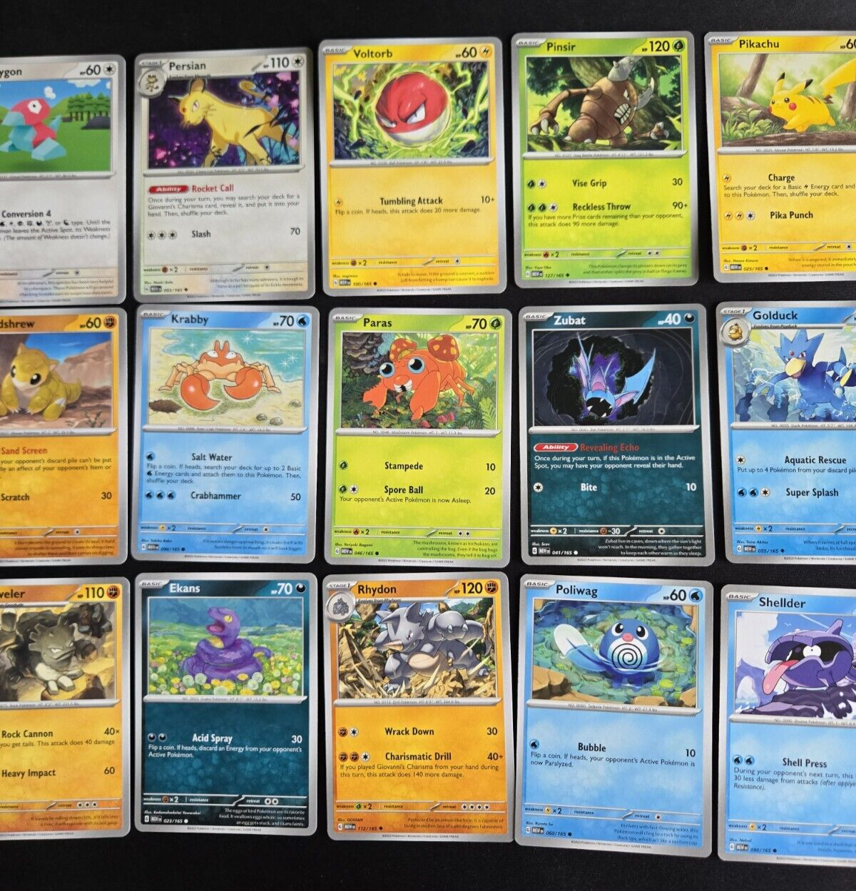 Pokemon TCG Scarlet & Violet 151 Mixed Lot #5 - 20 Cards Near Mint Never Played