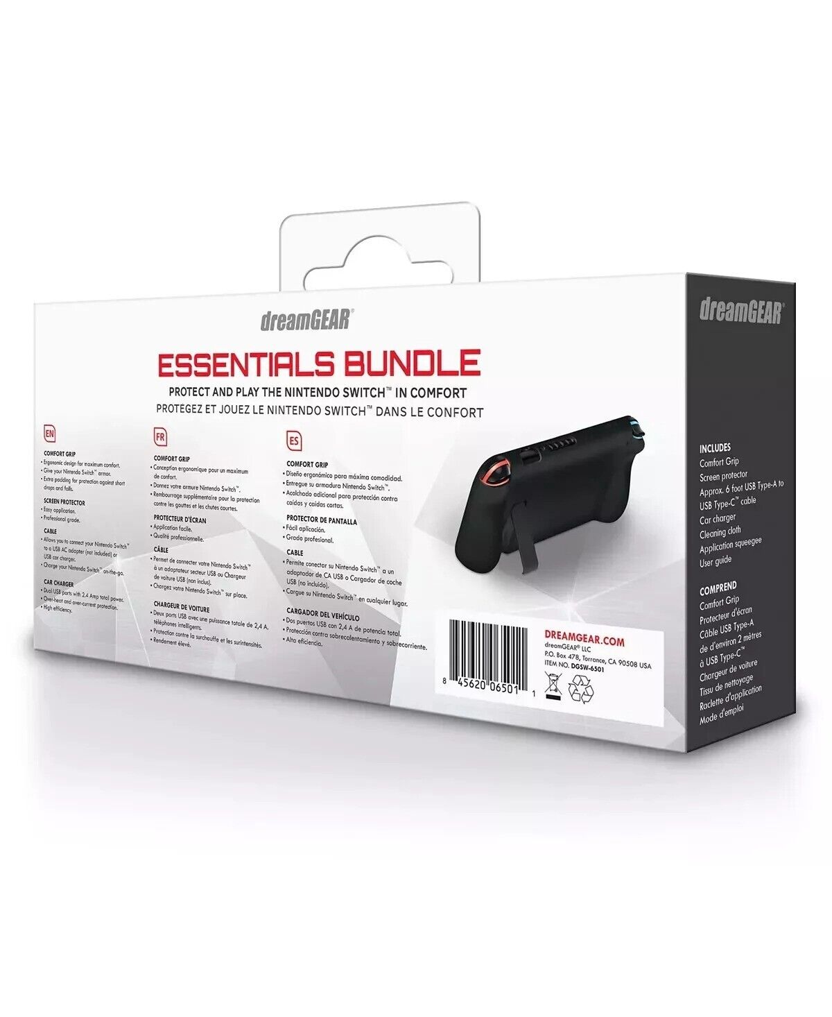 Nintendo Switch Essential Bundle Screen Protector Car Charger Case & More NEW š®