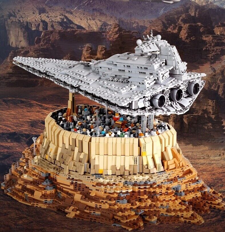 Imperial Star Cruiser Empire Over Jedha City 20" Building Blocks Set - BRAND NEW