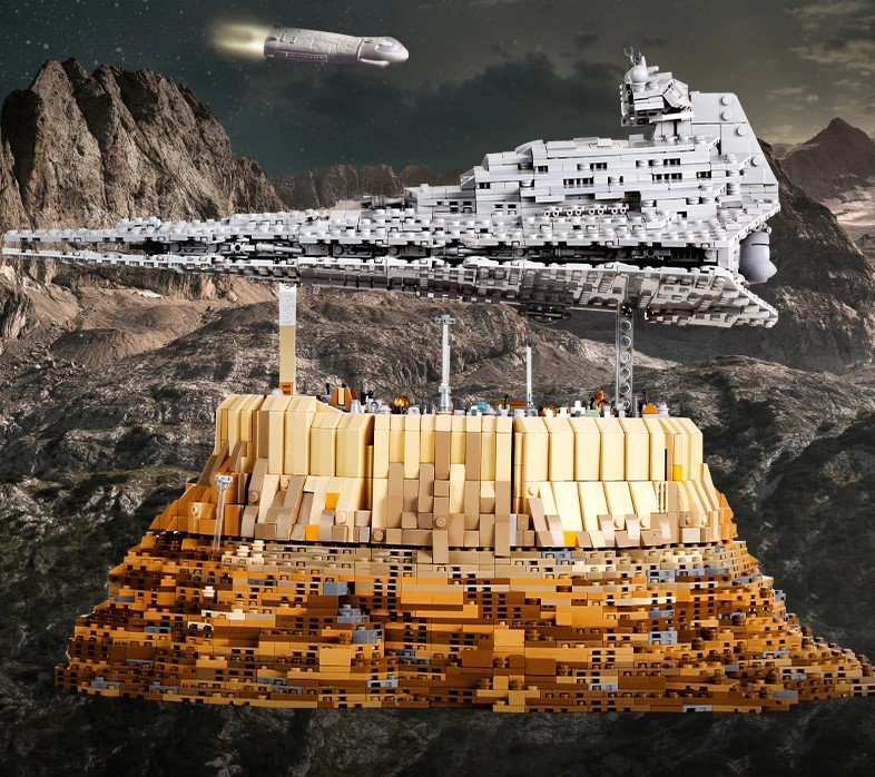 Imperial Star Cruiser Empire Over Jedha City 20" Building Blocks Set - BRAND NEW