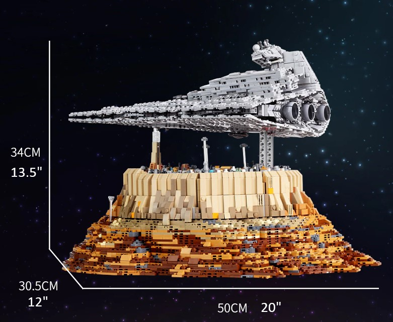 Imperial Star Cruiser Empire Over Jedha City 20" Building Blocks Set - BRAND NEW