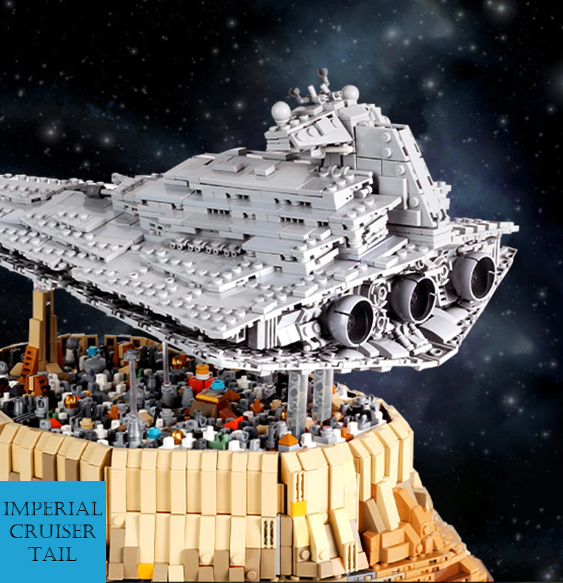 Imperial Star Cruiser Empire Over Jedha City 20" Building Blocks Set - BRAND NEW