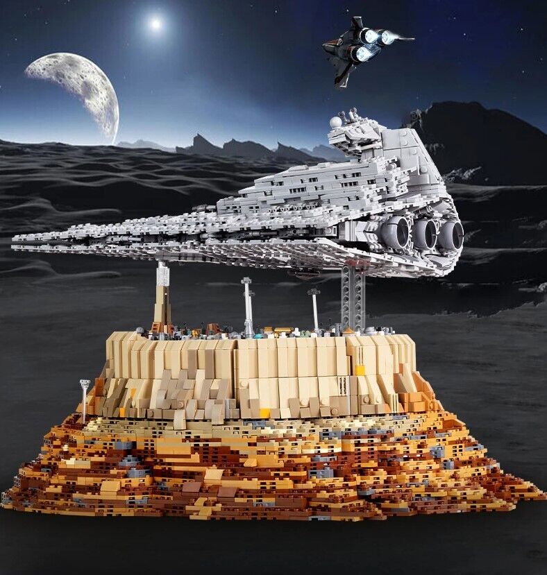Imperial Star Cruiser Empire Over Jedha City 20" Building Blocks Set - BRAND NEW