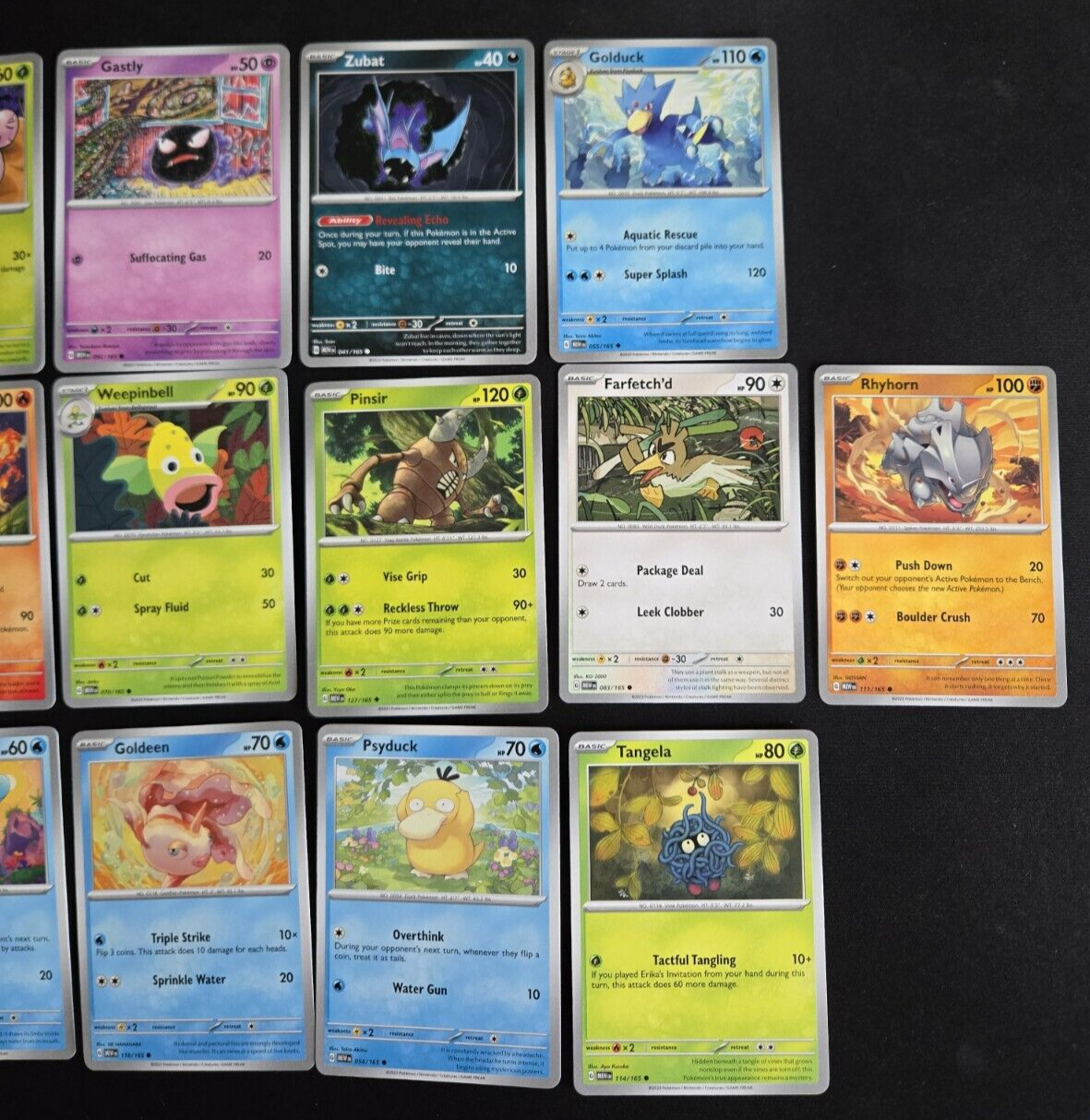 Pokemon TCG Scarlet & Violet 151 Mixed Lot #4 - 22 Cards Near Mint Never Played