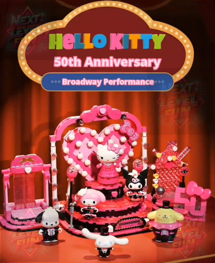 Sanrio Hello Kitty 50th Anniversary Concert Party Building Blocks Set Toy NEW 🥳