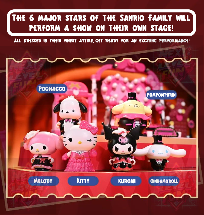 Sanrio Hello Kitty 50th Anniversary Concert Party Building Blocks Set Toy NEW 🥳
