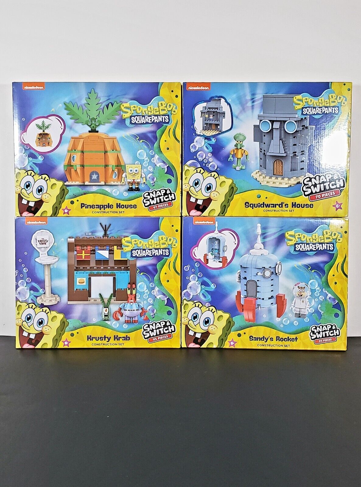 ✅ Official Nickelodeon SpongeBob SquarePants & Friends Building Blocks Sets NEW