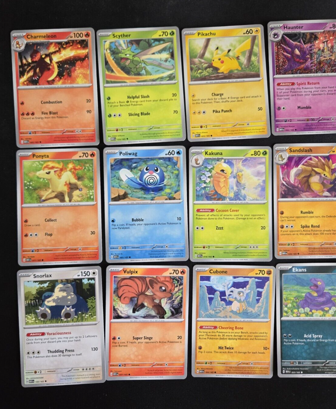 Pokemon TCG Scarlet & Violet 151 Mixed Lot #3 - 22 Cards Near Mint Never Played