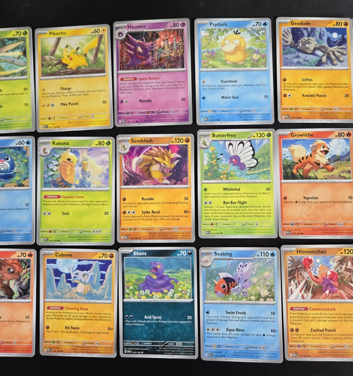 Pokemon TCG Scarlet & Violet 151 Mixed Lot #3 - 22 Cards Near Mint Never Played