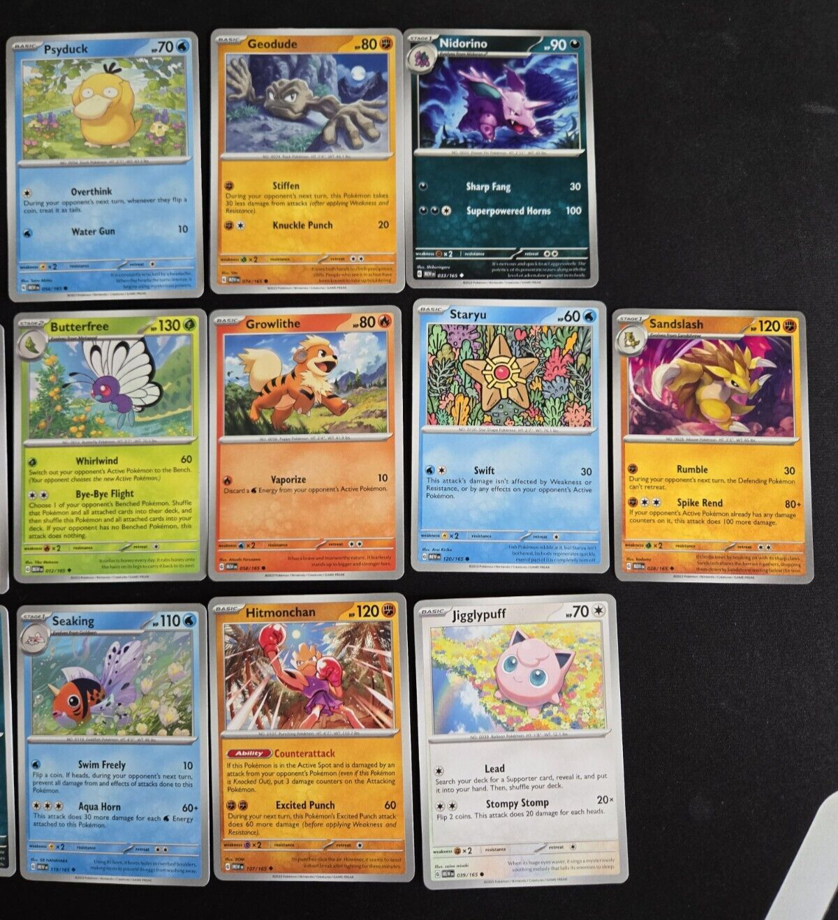 Pokemon TCG Scarlet & Violet 151 Mixed Lot #3 - 22 Cards Near Mint Never Played