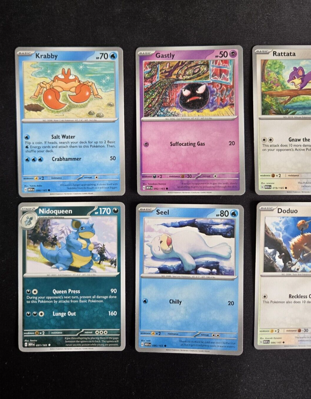Pokemon TCG Scarlet & Violet 151 Mixed Lot #2 - 10 Cards Near Mint Never Played