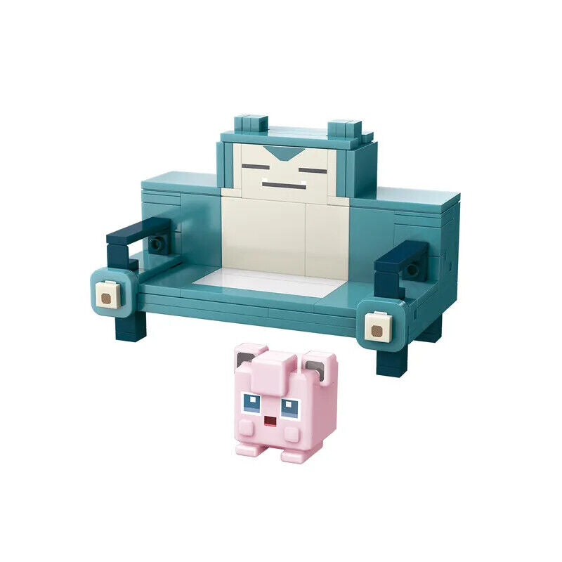 ✅ Official Pokémon Snorlax Lapras Meowth & More Building Block Sets Creative NEW