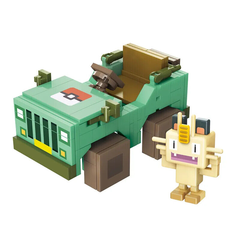 ✅ Official Pokémon Snorlax Lapras Meowth & More Building Block Sets Creative NEW