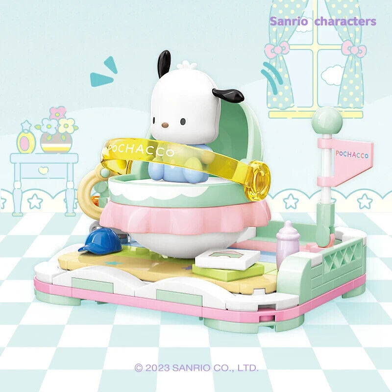 ā
Official Sanrio Family Baby Shakers Building Blocks 4Pc Set Creative Fun NEW