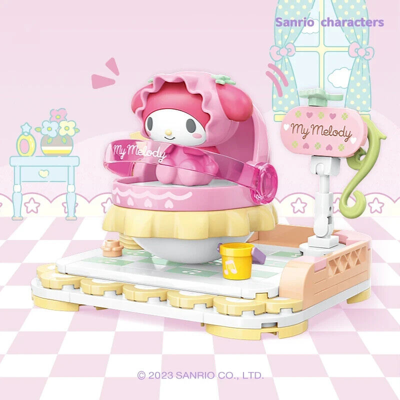 ā
Official Sanrio Family Baby Shakers Building Blocks 4Pc Set Creative Fun NEW
