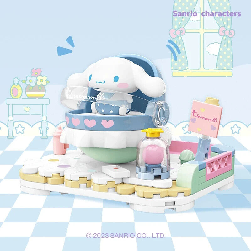 ā
Official Sanrio Family Baby Shakers Building Blocks 4Pc Set Creative Fun NEW