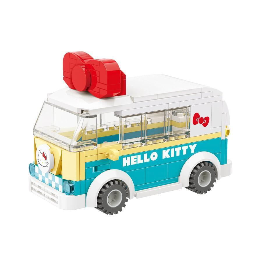 ✅Official Sanrio Hello Kitty Tour Bus & Sports Car Building Block Sets Fun - NEW