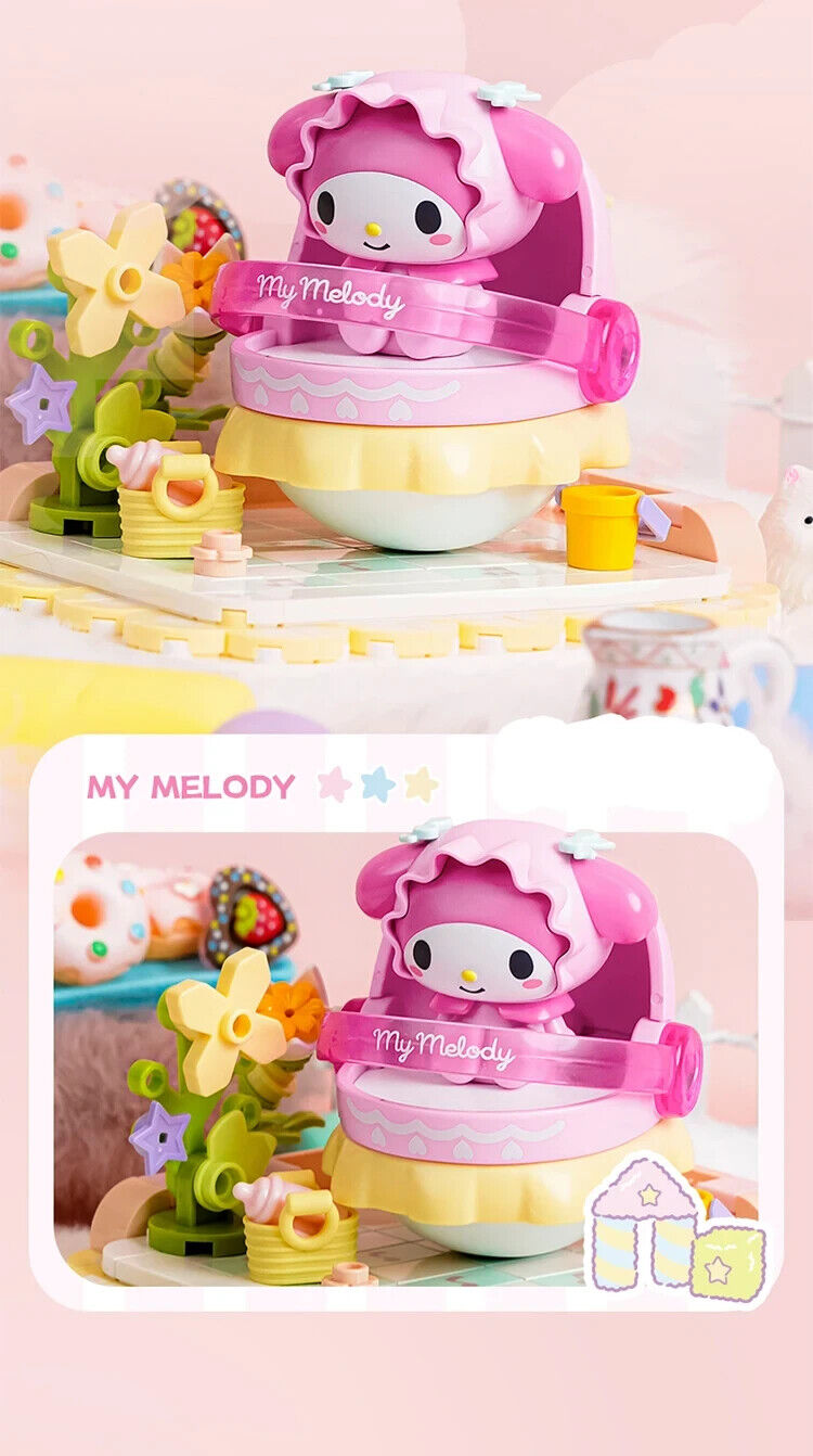 ā
Official Sanrio Family Baby Shakers Building Blocks 4Pc Set Creative Fun NEW