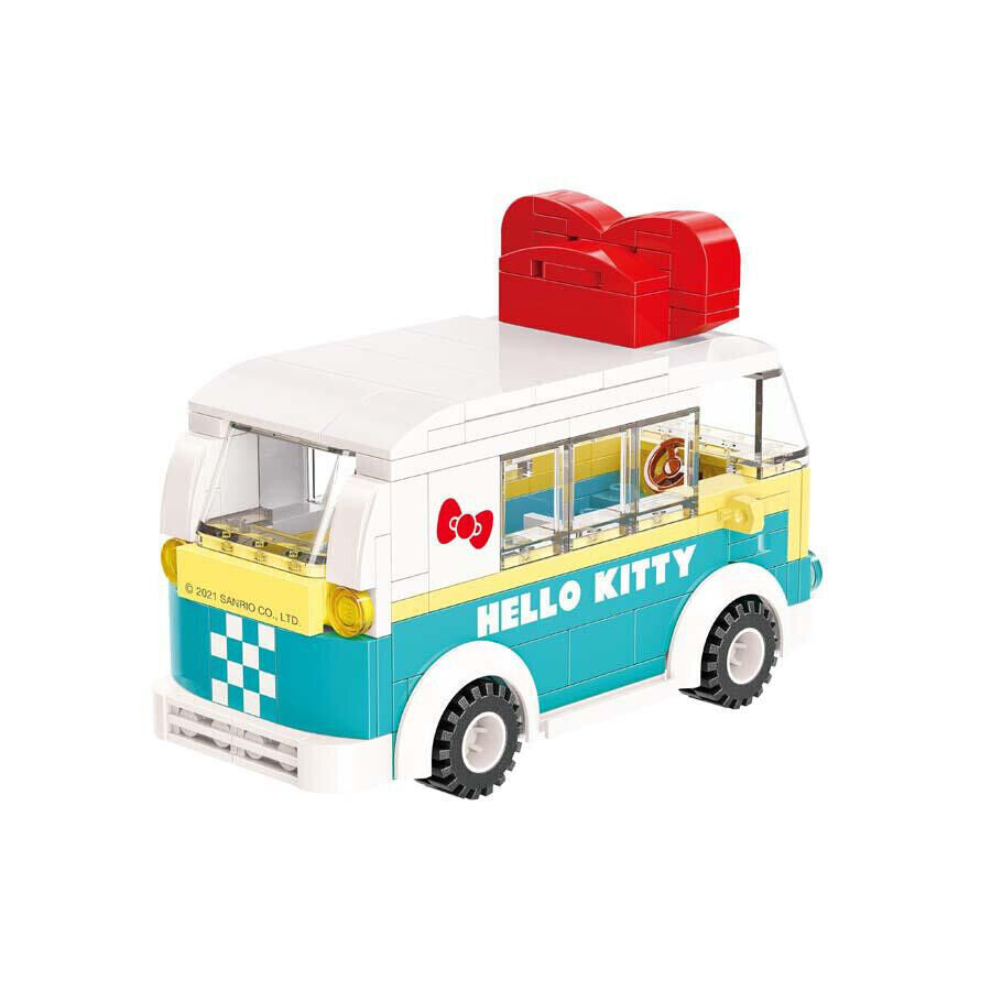 ✅Official Sanrio Hello Kitty Tour Bus & Sports Car Building Block Sets Fun - NEW