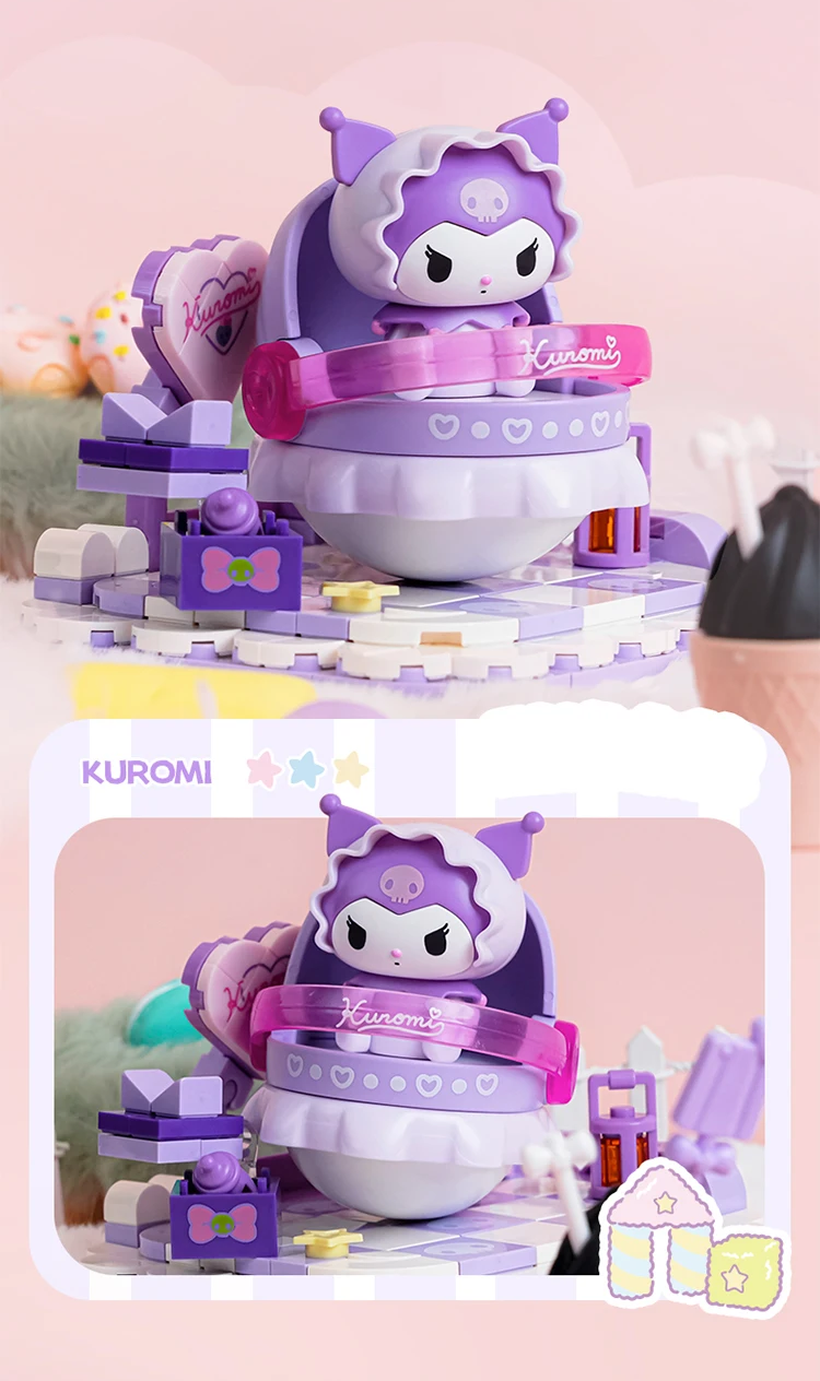 ā
Official Sanrio Family Baby Shakers Building Blocks 4Pc Set Creative Fun NEW