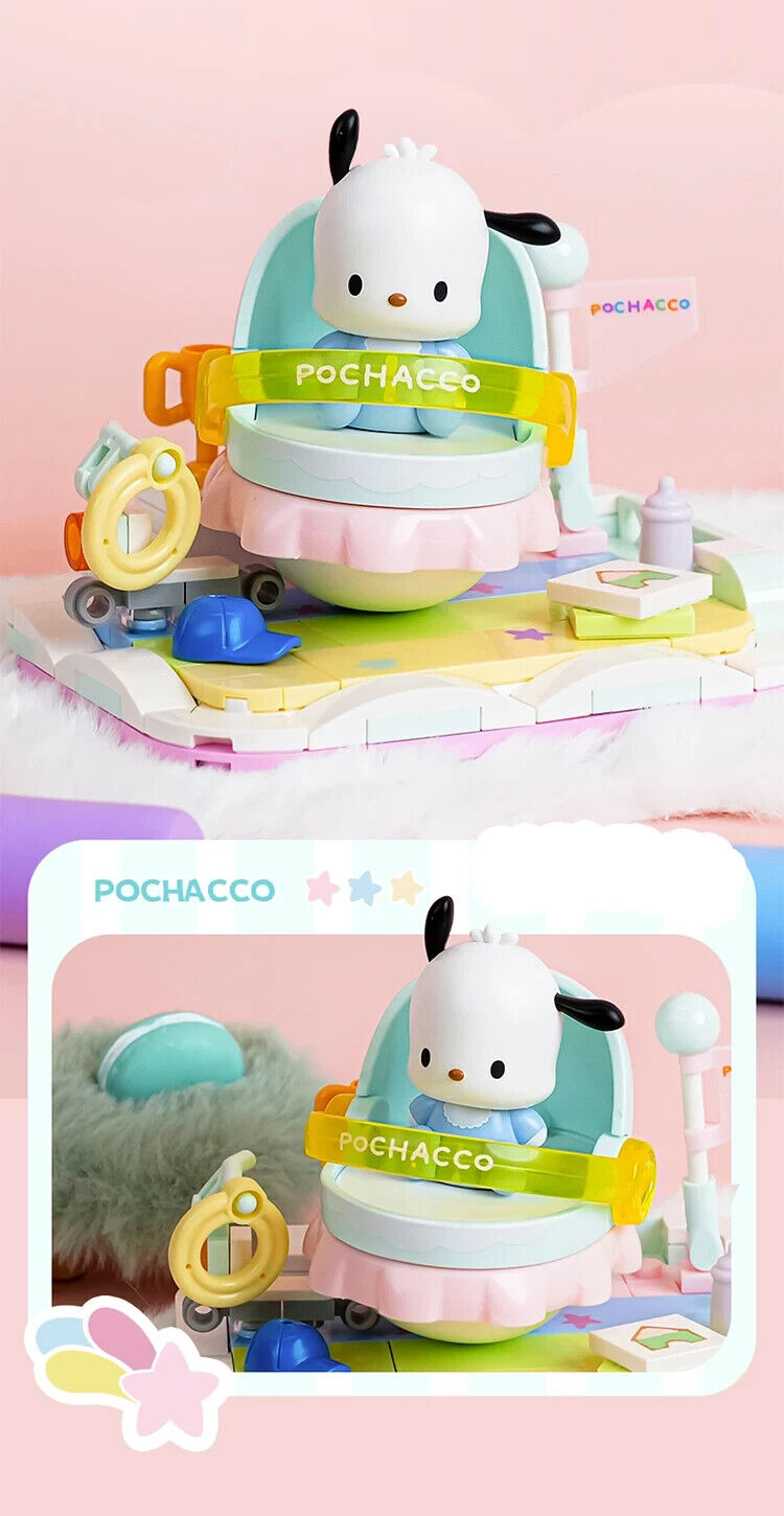 ā
Official Sanrio Family Baby Shakers Building Blocks 4Pc Set Creative Fun NEW