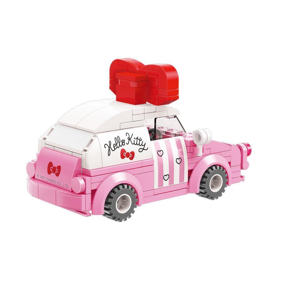 ✅Official Sanrio Hello Kitty Tour Bus & Sports Car Building Block Sets Fun - NEW