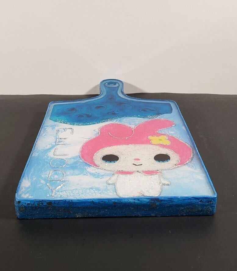 πΈ Hand Crafted Sanrio My Melody Resin Wall Hanger Stash Tray 4 Keys Glasses