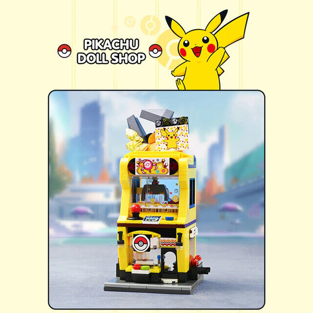 ✅ Official Pokémon City Street Shops View Building Block Sets Creative Fun NEW
