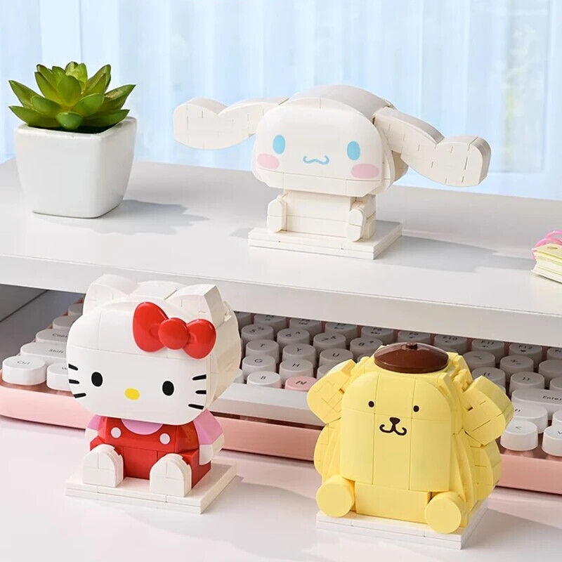 ā
Official Sanrio Chibi Kuromi Hello Kitty & More Building Block Sets Toy NEW