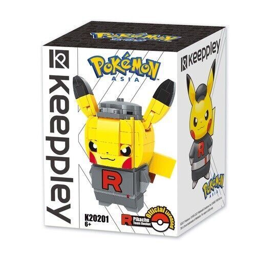 Official Pokémon Pikachu Team Rocket Aqua Flare Building Block Sets Fun Toy NEW