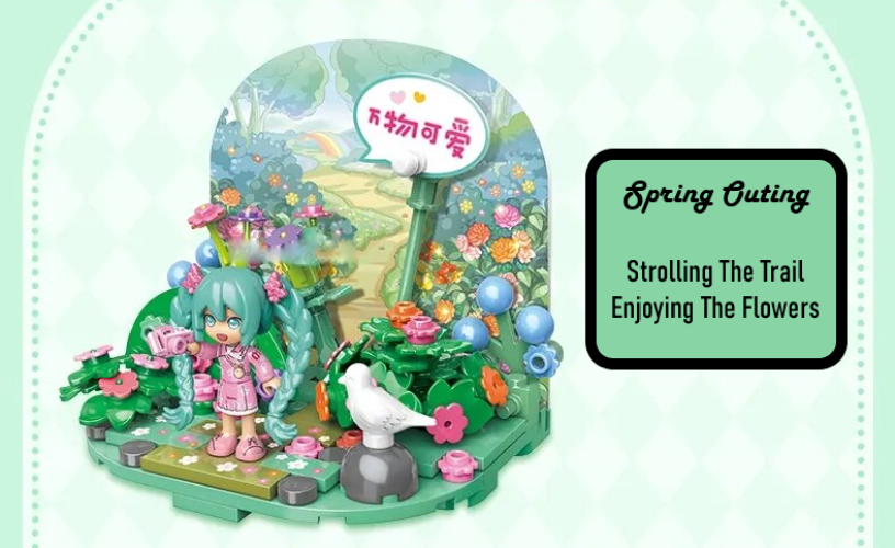 ā
Official Hatsune Miku 4 Seasons Spring Winter & More Building Block Sets NEW