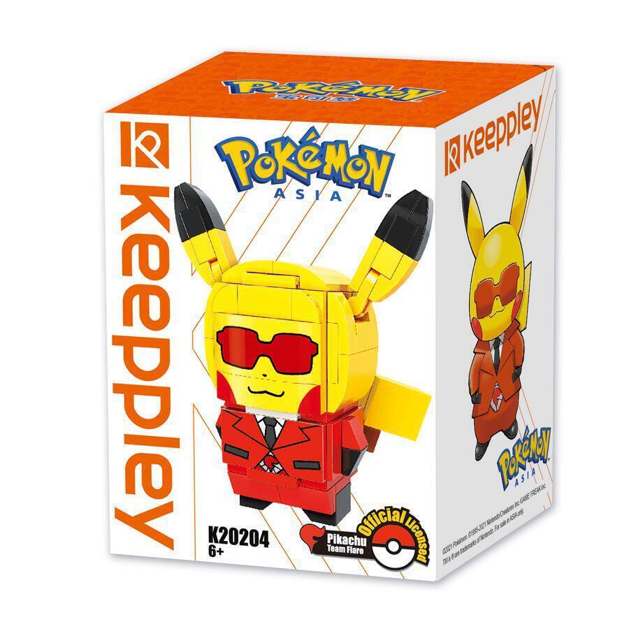 Official Pokémon Pikachu Team Rocket Aqua Flare Building Block Sets Fun Toy NEW