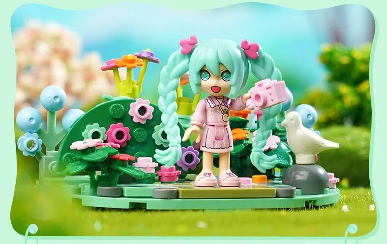 ā
Official Hatsune Miku 4 Seasons Spring Winter & More Building Block Sets NEW