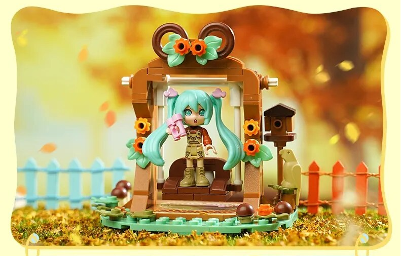 ā
Official Hatsune Miku 4 Seasons Spring Winter & More Building Block Sets NEW
