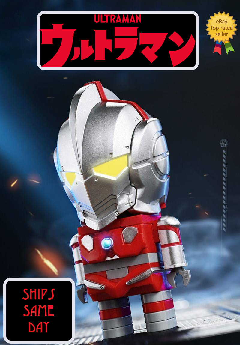 ā
Official Mobile Ultraman Chibi Figure Building Blocks Set Creative DIY Fun NEW