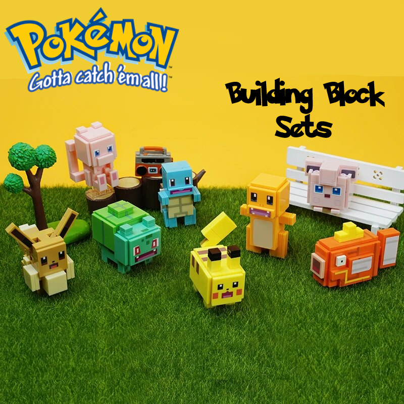 ✅ Official Pokémon Minis Building Block Sets Pikachu & More Creative Fun Toy NEW