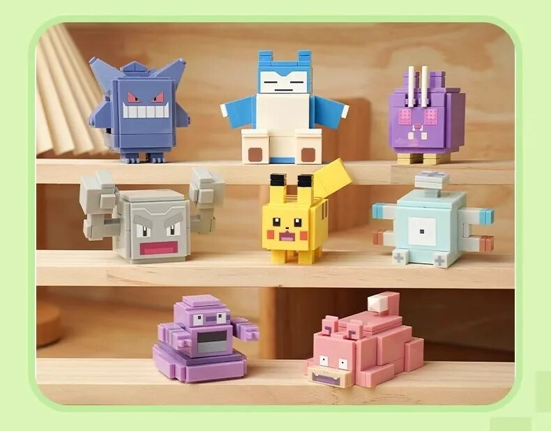 ✅ Official Pokémon Minis Building Block Sets Pikachu & More Creative Fun Toy NEW