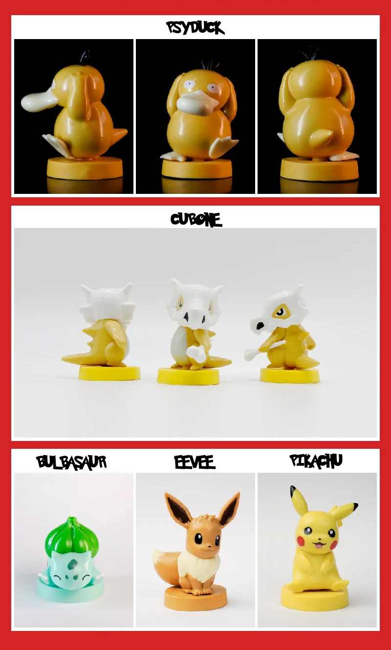 ✅ Official Pokémon 6 in 1 Eraser Stamp Pencil Top Ornament & More Stationery NEW