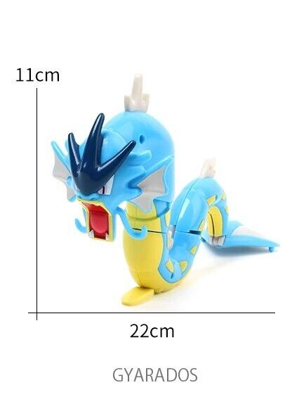 ✅ Official Pokémon Pikachu vs Gyarados Jointed Action Figures Poke Ball Toy NEW