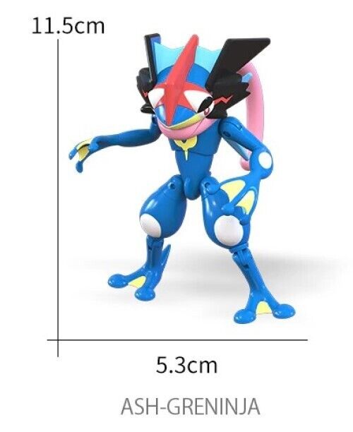 ✅ Official Pokémon Greninja vs Lucario Action Figure & Great Poke Balls Toy NEW