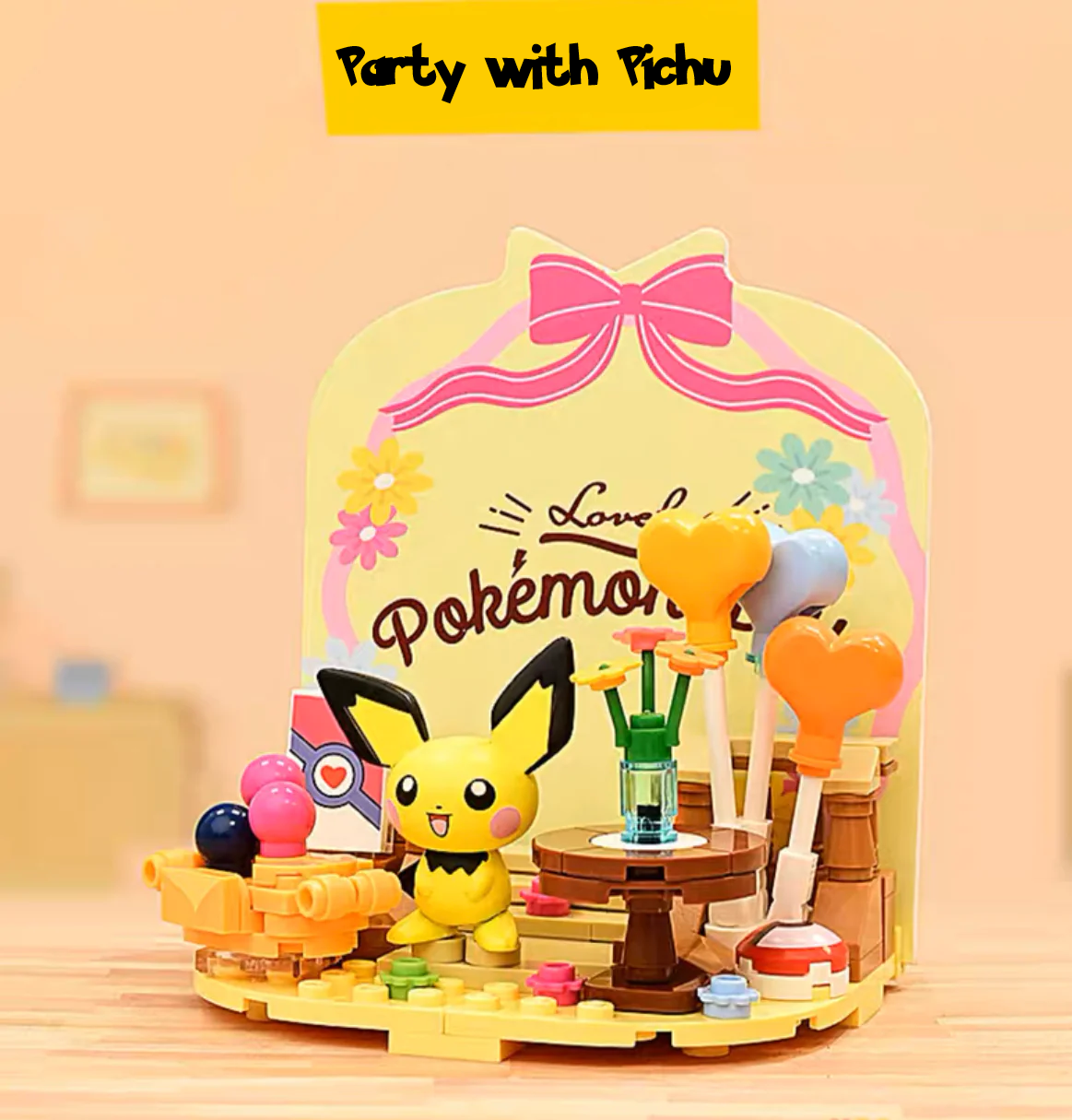 ✅ Official Pokémon Summer Beach Party & Fun Building Block Sets Creative Toy NEW